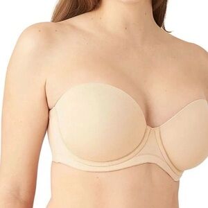Soma Tan Strapless Bra with Molded Cups 34 DD